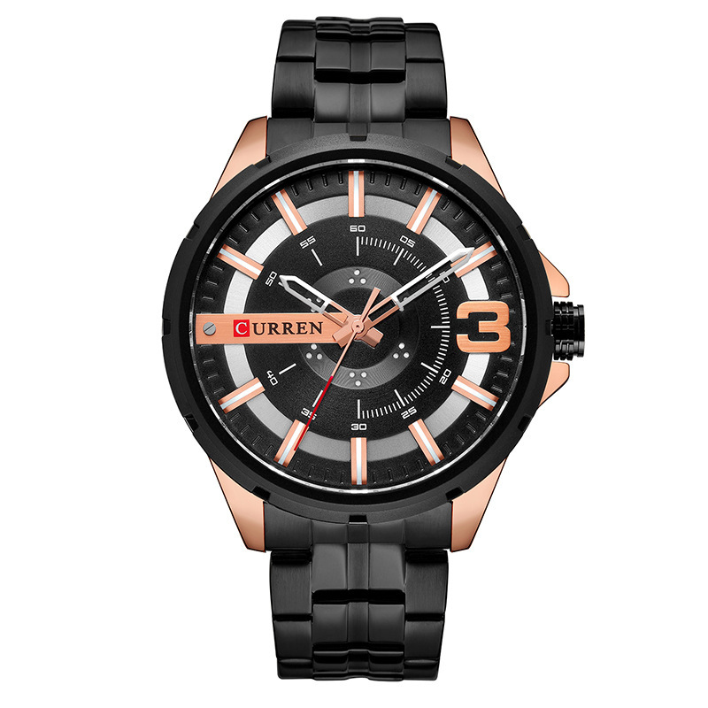 Men’s Business-Casual Quartz Watch – Water-Resistant Stainless-Steel Wristwatch - Image 2