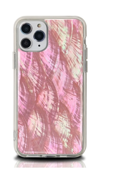 Iridescent Abalone Shell-Effect iPhone Case with Clear Bumper - Image 4