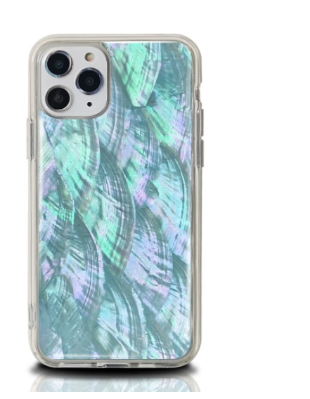 Iridescent Abalone Shell-Effect iPhone Case with Clear Bumper - Image 3