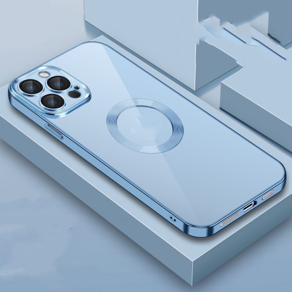 MagSafe-Compatible iPhone 14 Case with Camera Lens Cover & Speaker Dust Guard