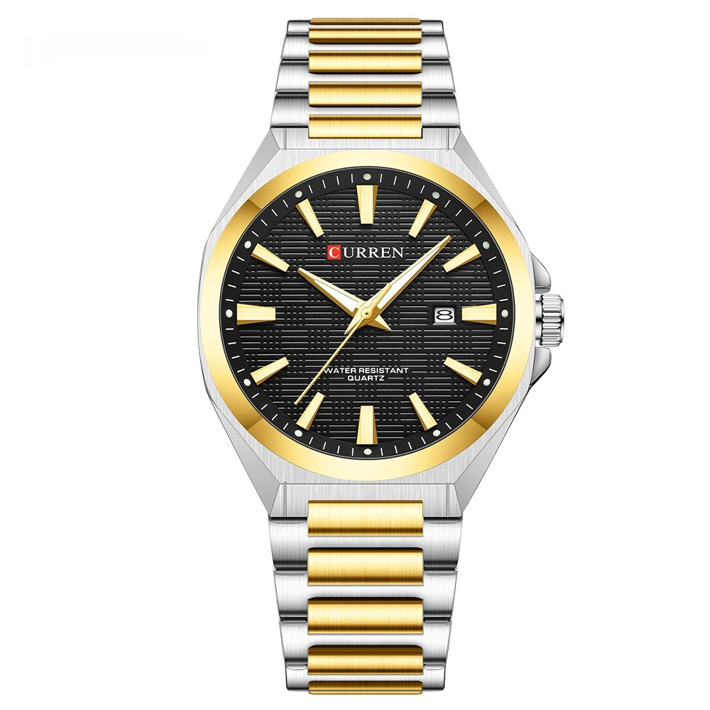 Men’s Retro Minimalist Large-Dial Watch – Casual Metal-Bracelet Wristwatch - Image 4