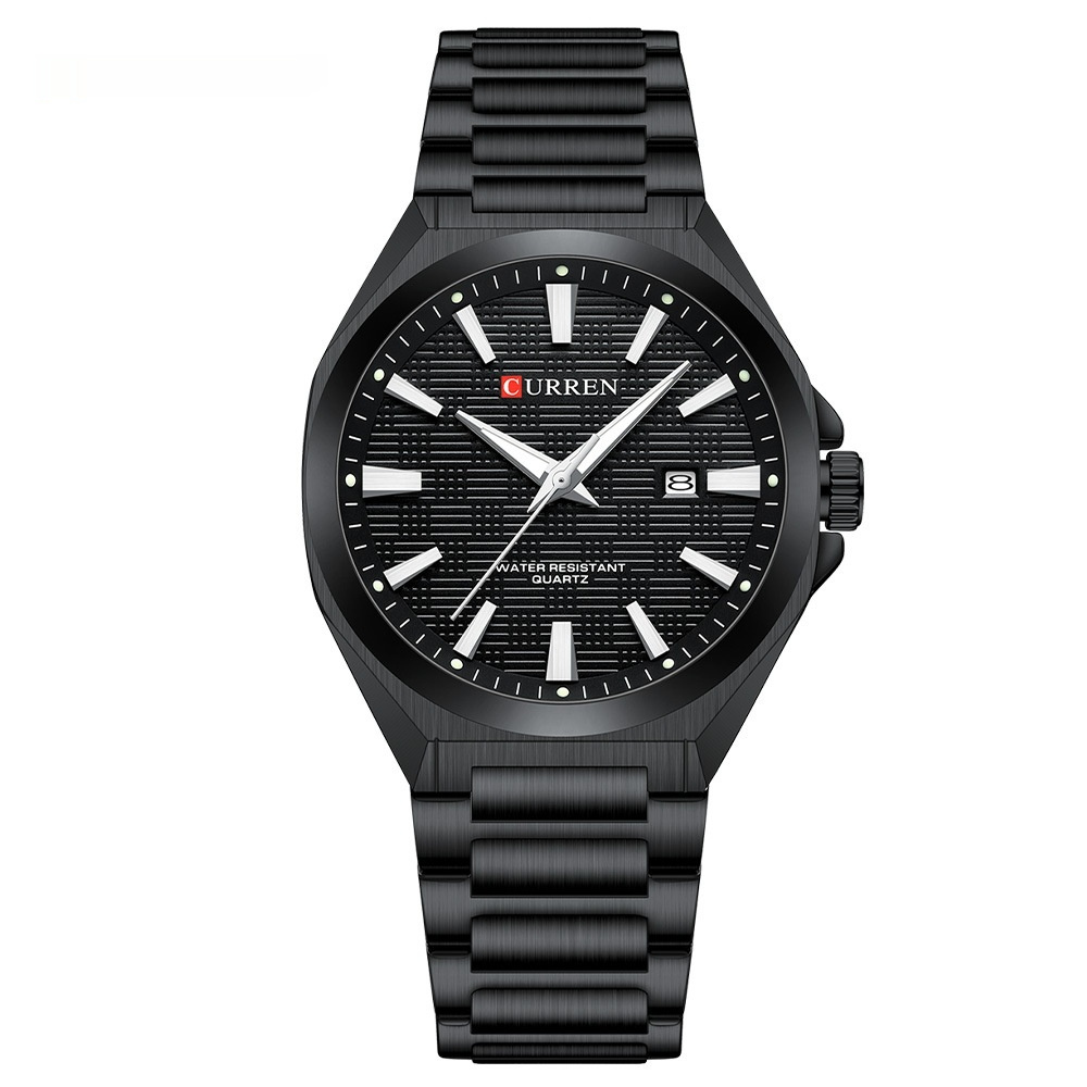Men’s Retro Minimalist Large-Dial Watch – Casual Metal-Bracelet Wristwatch - Image 3