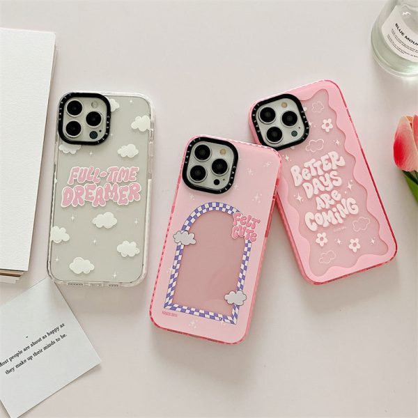Cute Motivational Quote Clear iPhone Case – Drop-Resistant Soft TPU Protective Cover