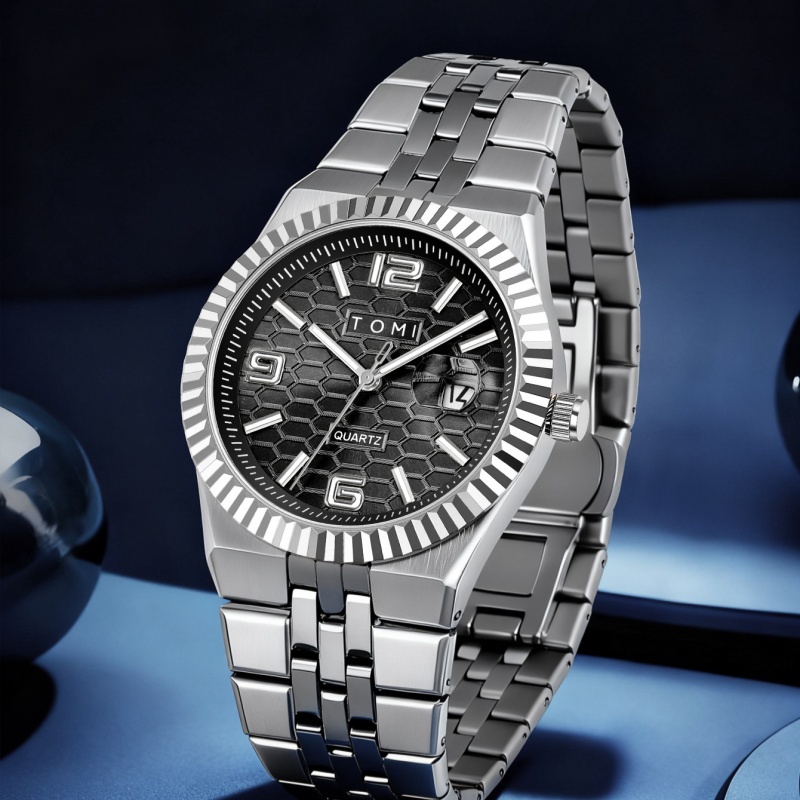 Men’s Minimalist Quartz Watch – Elegant Business-Casual Wristwatch