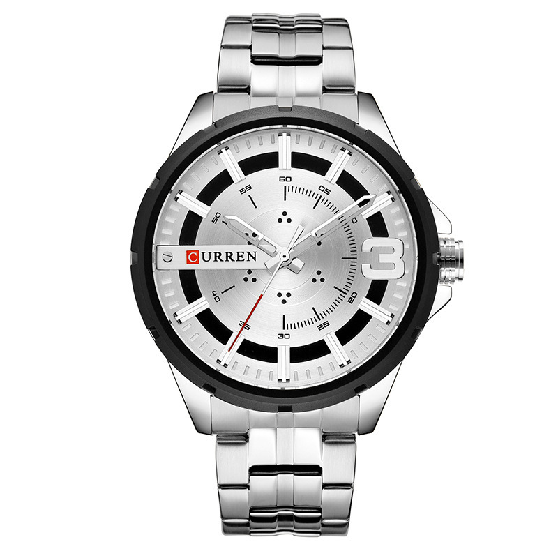 Men’s Business-Casual Quartz Watch – Water-Resistant Stainless-Steel Wristwatch - Image 4