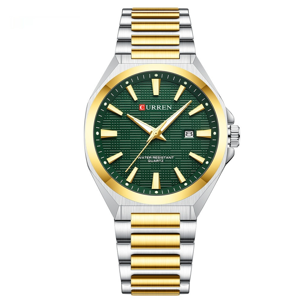 Men’s Retro Minimalist Large-Dial Watch – Casual Metal-Bracelet Wristwatch - Image 2