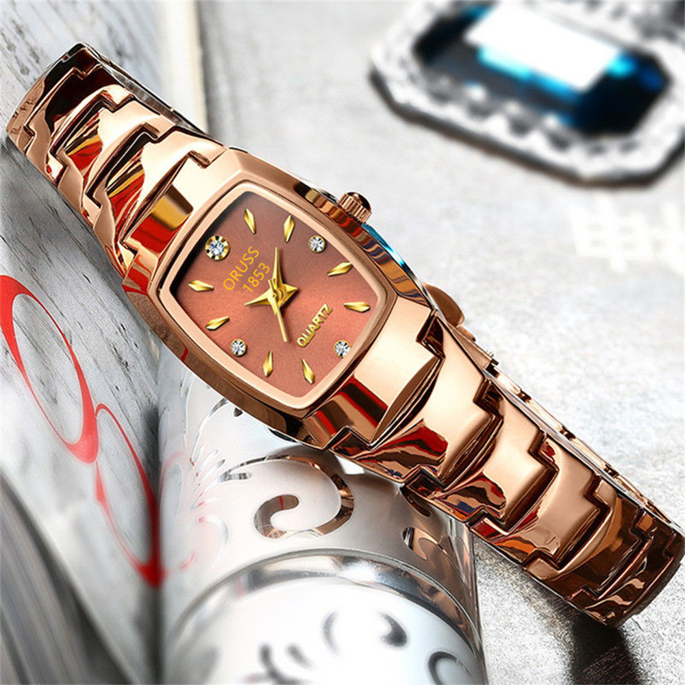 Women’s Square-Dial 30M Water-Resistant Quartz Watch