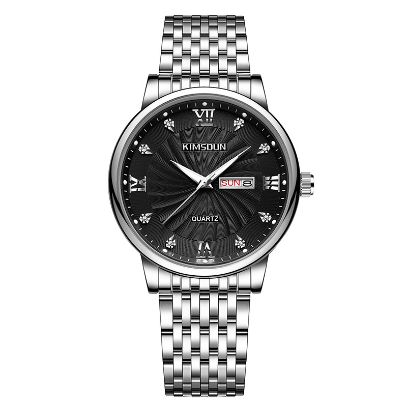 Men’s Luminous Quartz Watch – 42mm Day-Date Business-Casual Wristwatch - Image 3