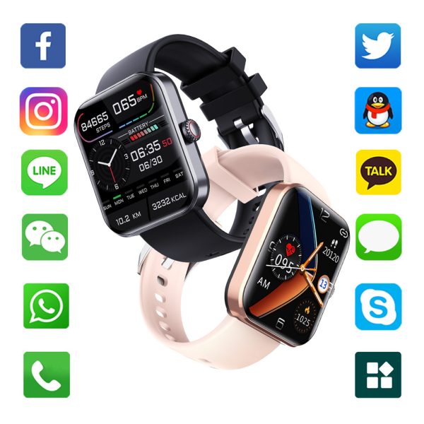 F57L Smartwatch with Heart Rate, HRV & Glucose Trend Tracking