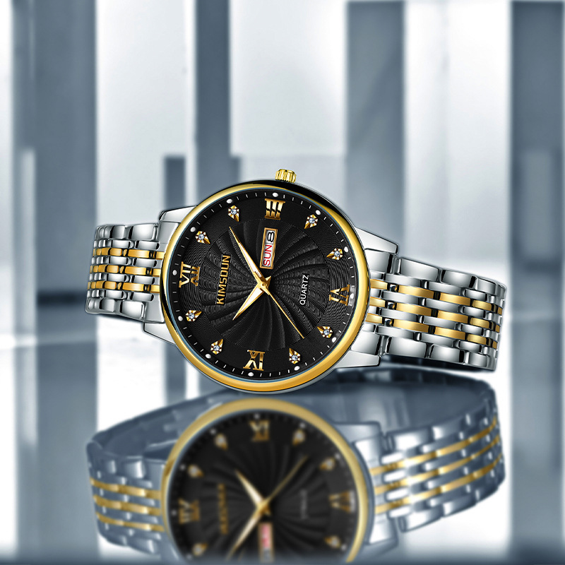 Men’s Luminous Quartz Watch – 42mm Day-Date Business-Casual Wristwatch - Image 8