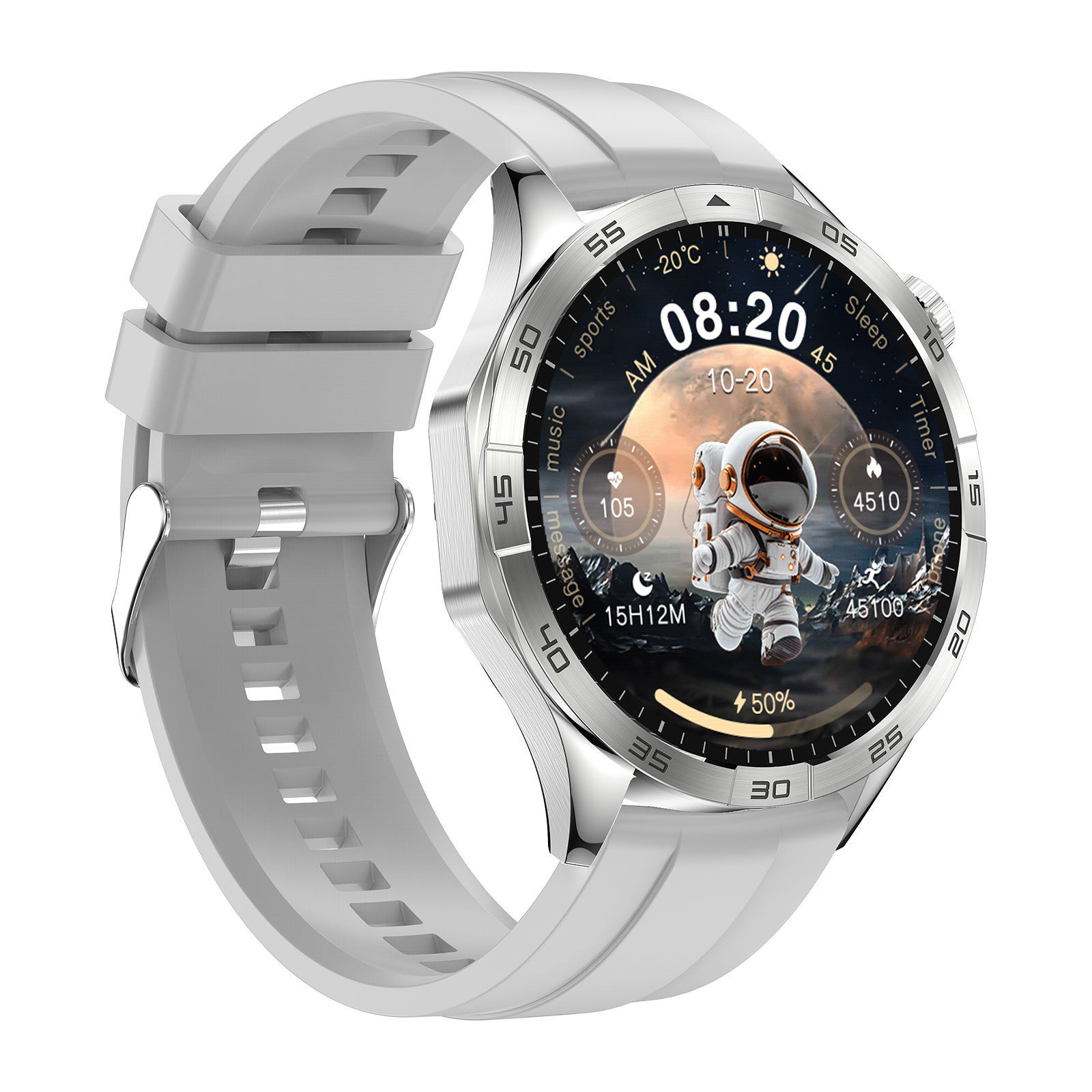 V20 Pro Smartwatch with Bluetooth Calling, NFC & Heart-Rate Monitoring - Image 5