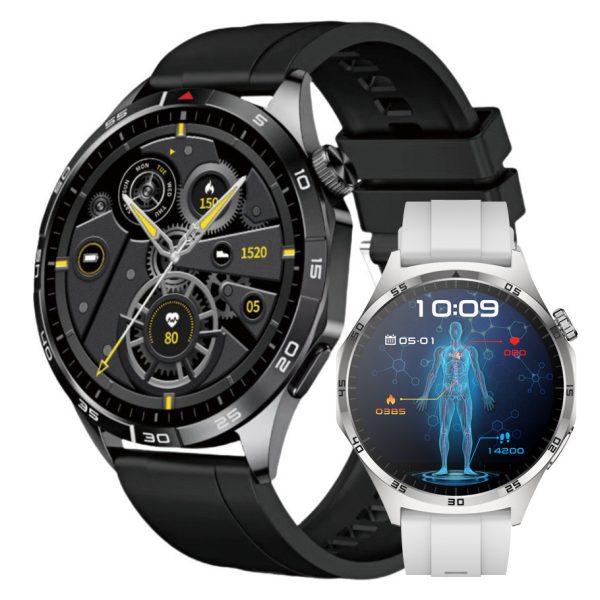 V20 Pro Smartwatch with Bluetooth Calling, NFC & Heart-Rate Monitoring