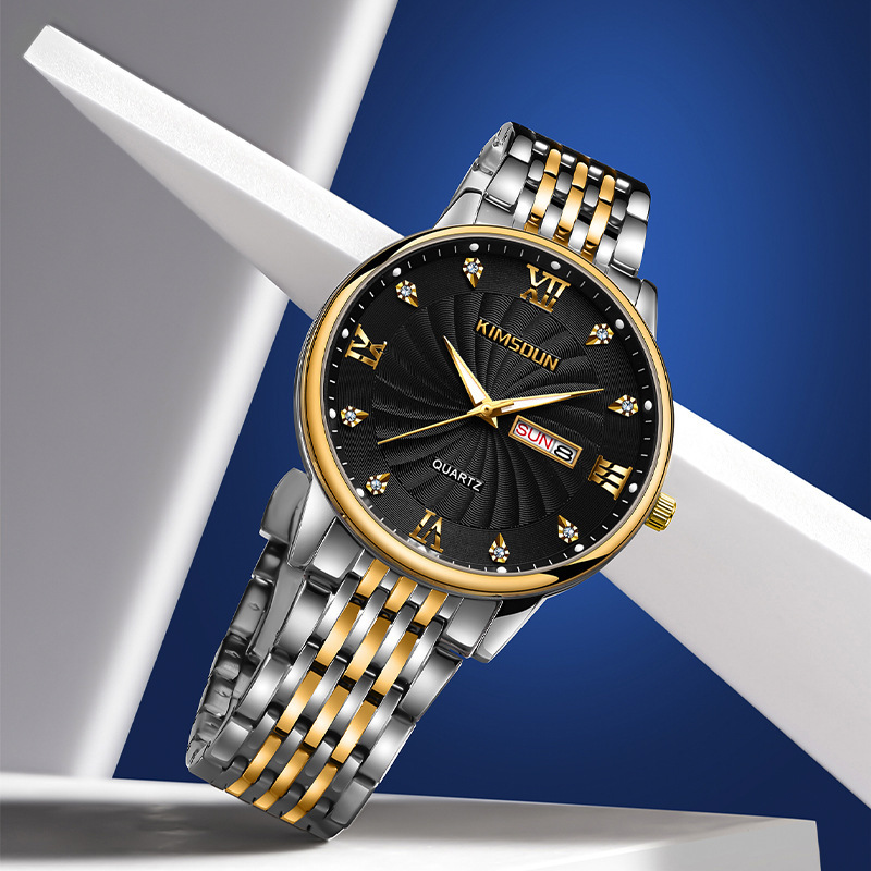 Men’s Luminous Quartz Watch – 42mm Day-Date Business-Casual Wristwatch - Image 6