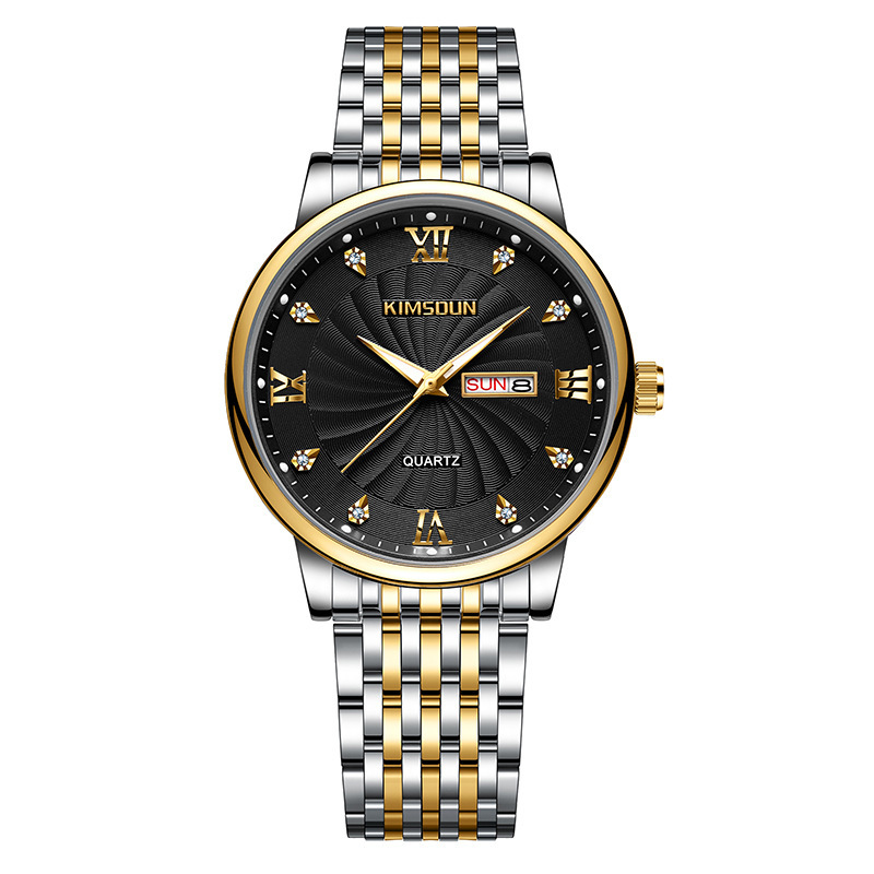 Men’s Luminous Quartz Watch – 42mm Day-Date Business-Casual Wristwatch - Image 5