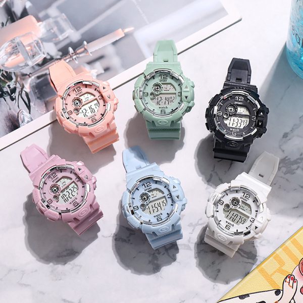 Students’ Digital Sports Watch – Water-Resistant Luminous Unisex Wristwatch