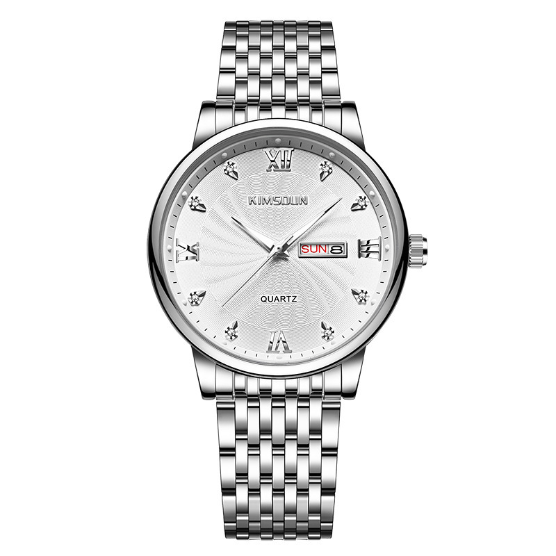 Men’s Luminous Quartz Watch – 42mm Day-Date Business-Casual Wristwatch - Image 7