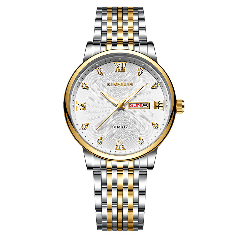 Men’s Luminous Quartz Watch – 42mm Day-Date Business-Casual Wristwatch - Image 2