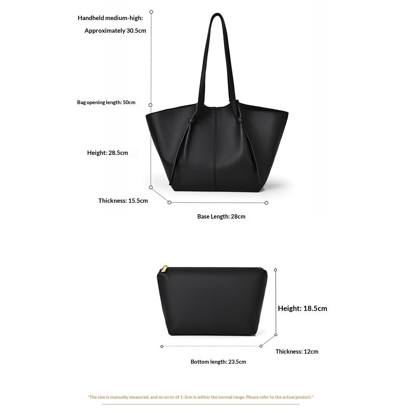 Women’s Large-Capacity Soft Bucket Tote Bag - Image 7