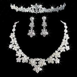 European and American Bridal Jewelry Set
