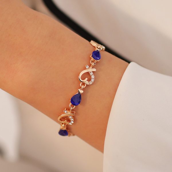 Korean-Style Rhinestone Crystal Bracelet