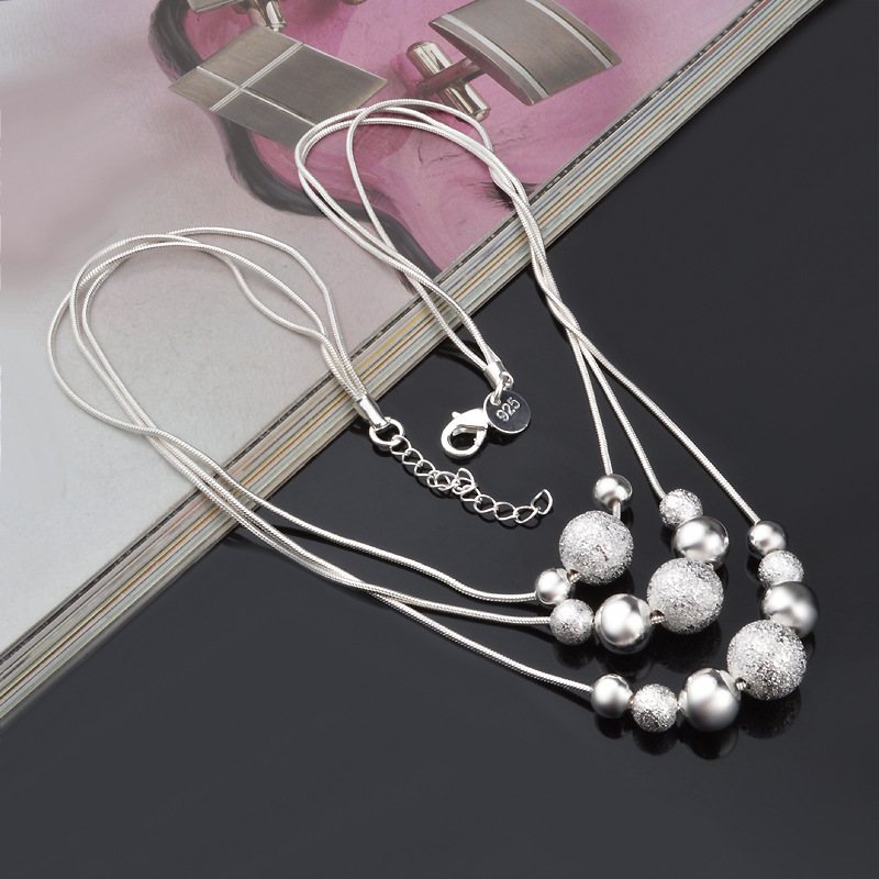 357-Bead Electroplated Necklace