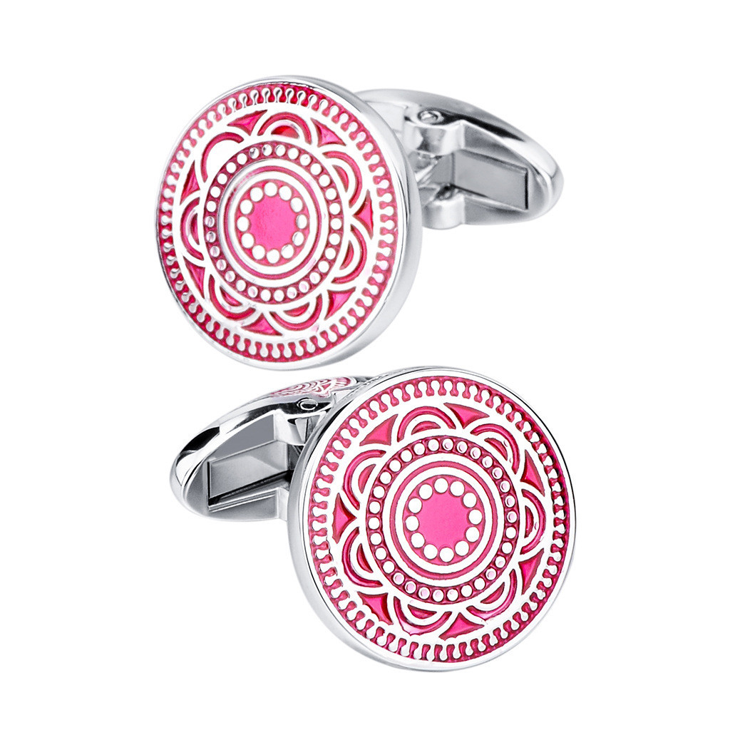 Savas Round French Shirt Cufflinks - Image 2