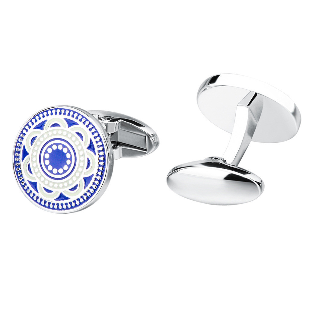 Savas Round French Shirt Cufflinks - Image 5