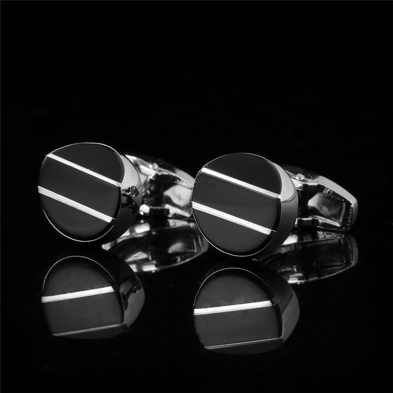Rose Gold-Tone Round French Cuff Studs - Image 2