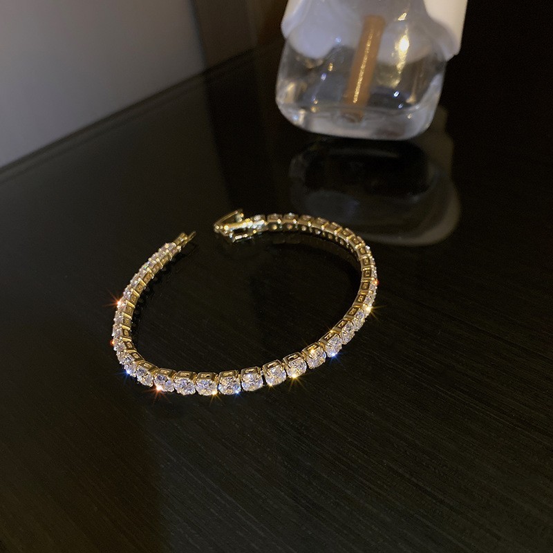 Geometric Rhinestone Bracelet - Image 5