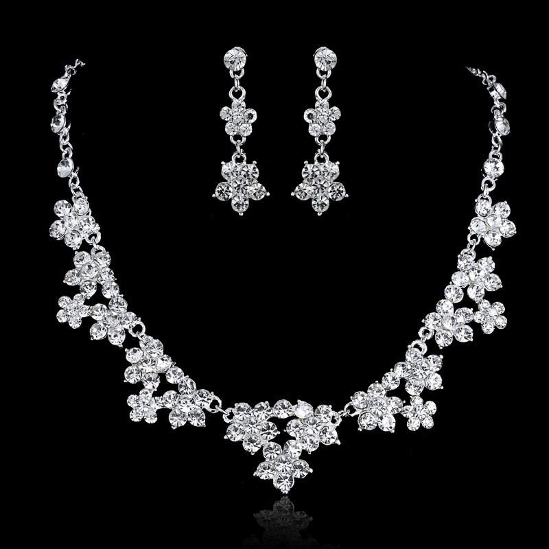 European and American Bridal Jewelry Set - Image 3
