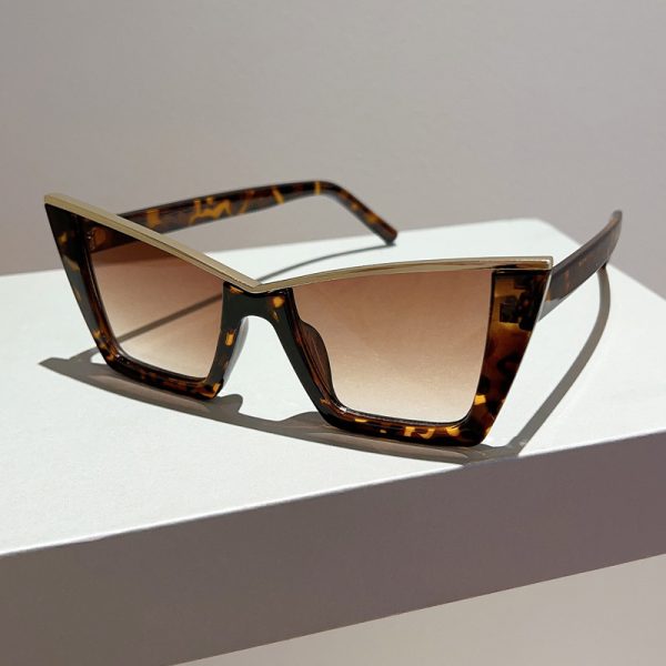 Angular Cat-Eye Sunglasses