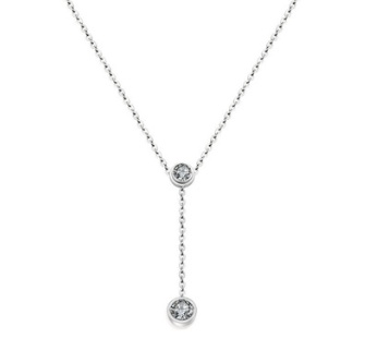 18K Rose-Gold-Tone Single-Stone Necklace - Image 4