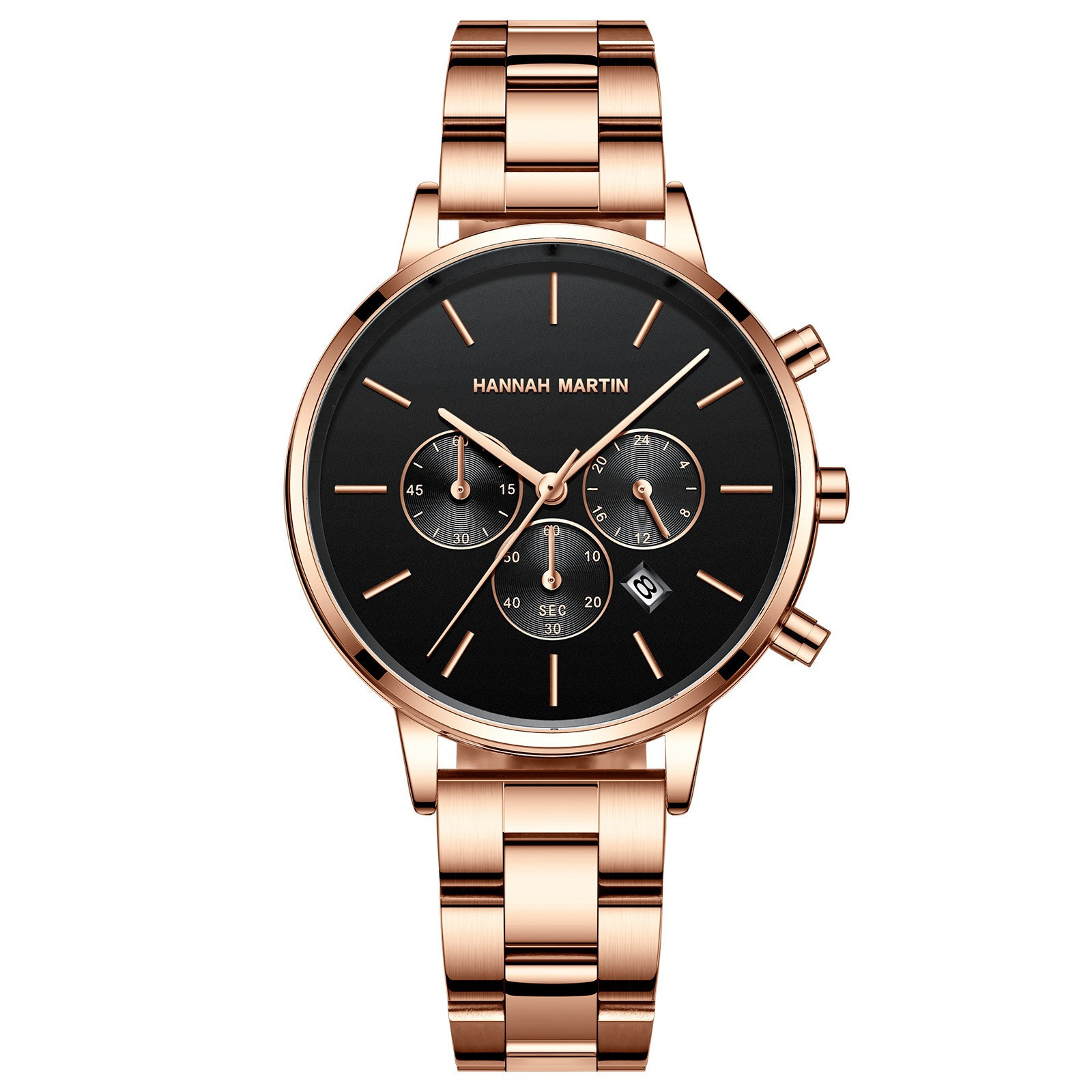 38mm Stainless Steel Bracelet Watch - Image 4