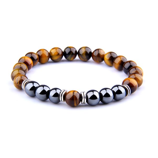 Yellow Tiger Eye Beaded Bracelet