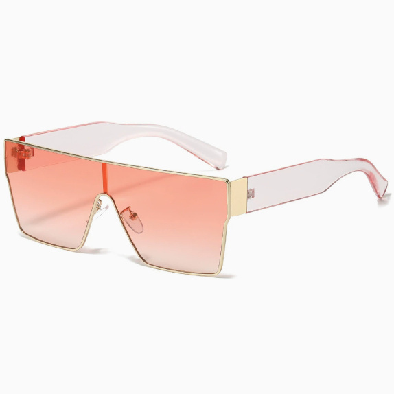 Oversized Square Shield Sunglasses - Image 5