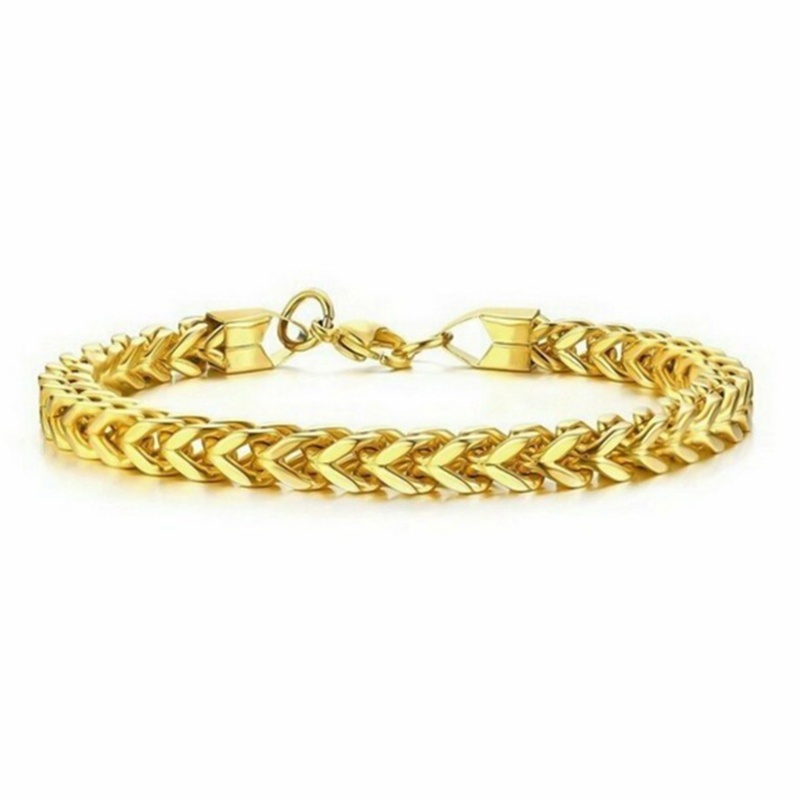 Men’s Stainless Steel Link Chain Bracelet - Image 6