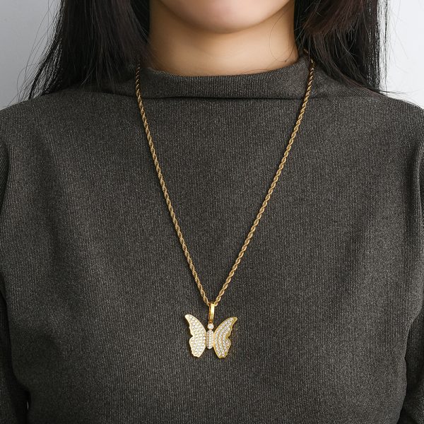 Electroplated Zirconia Twist Chain Necklace