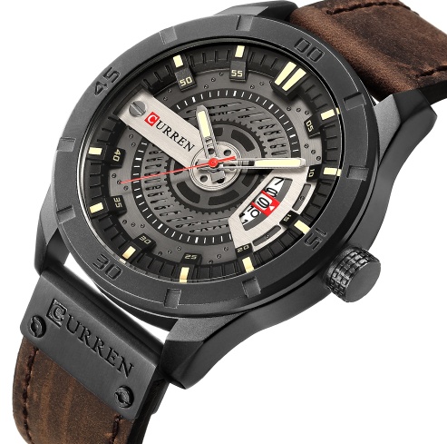 CURREN Men’s Military-Style Quartz Date Watch