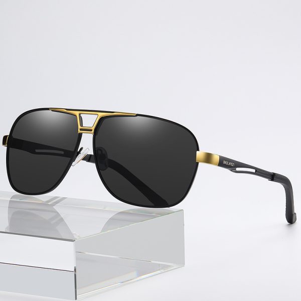 Men’s Polarized Alloy Sunglasses with Color-Changing and Day-and-Night Lens Options