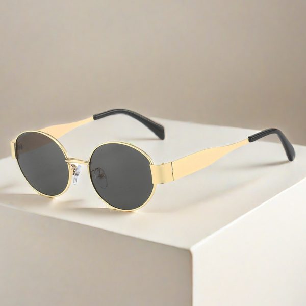 Oval Metal Sunglasses