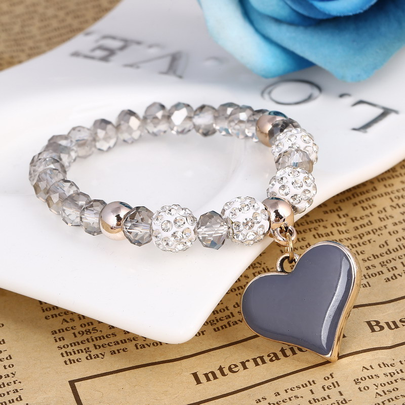Crystal Butterfly Heart Bracelet - Image 3
