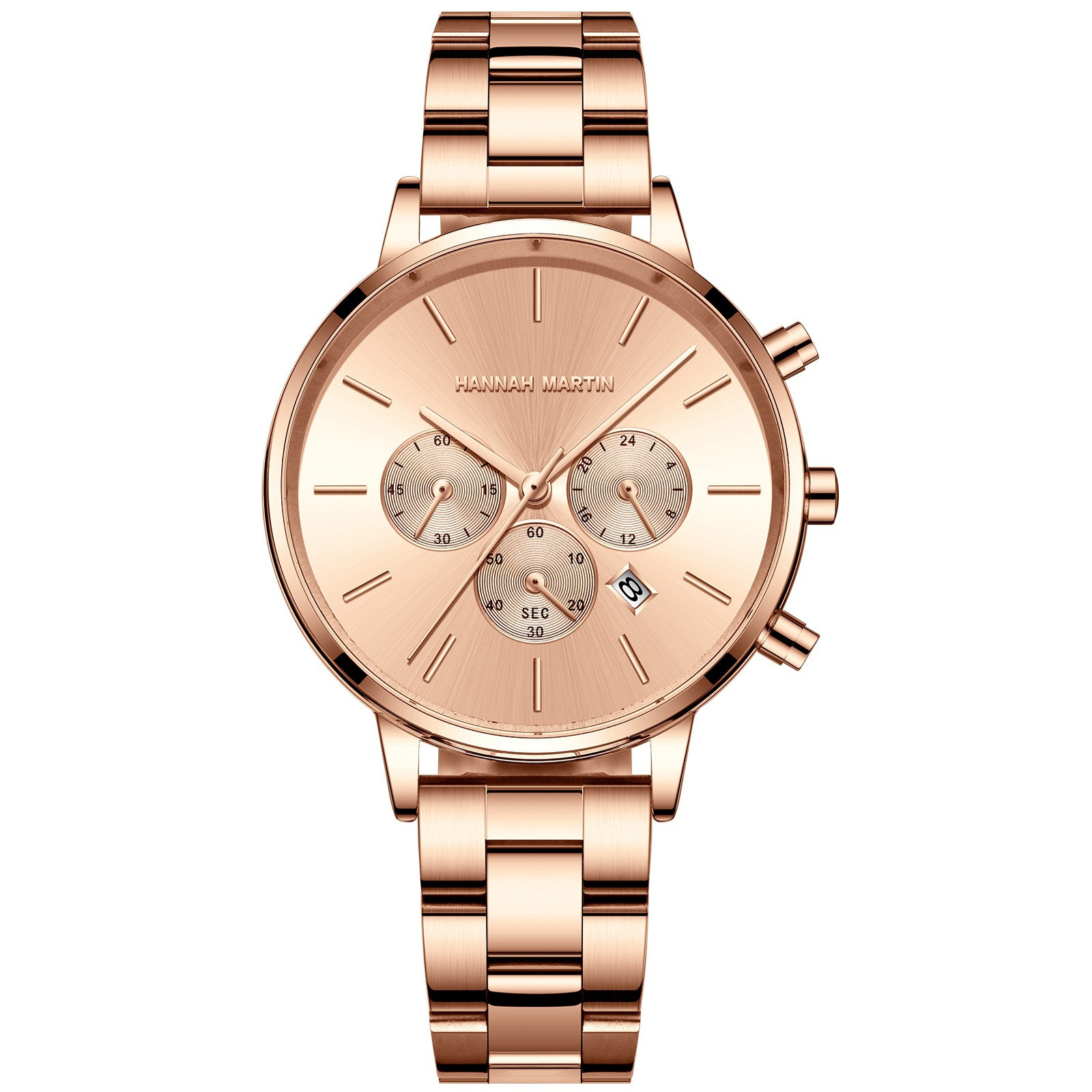 38mm Stainless Steel Bracelet Watch - Image 5