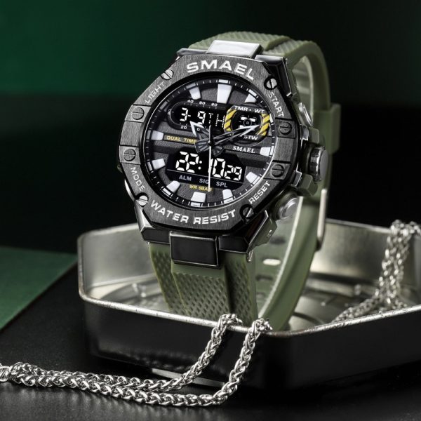 Men’s Digital Alloy Electronic Watch