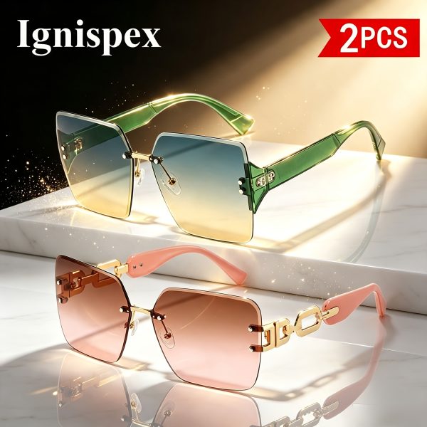 Two-Pack Chain-Link Sunglasses