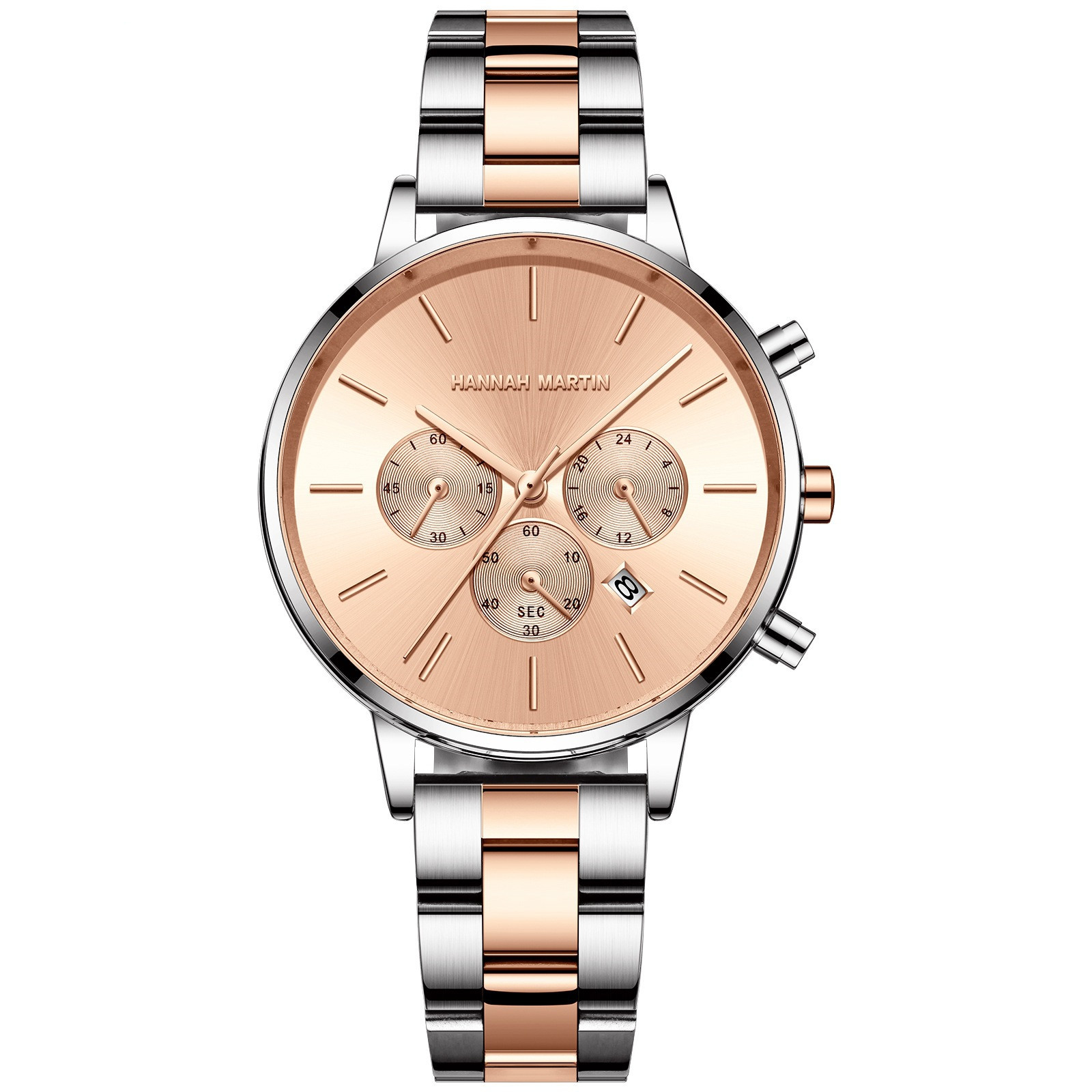 38mm Stainless Steel Bracelet Watch - Image 2