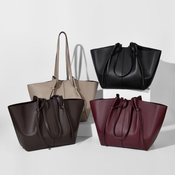 Women’s Large-Capacity Soft Bucket Tote Bag