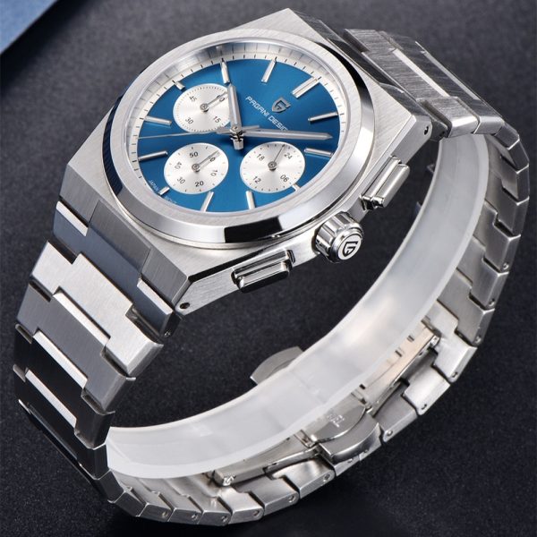 Men’s Blue Quartz Chronograph Watch