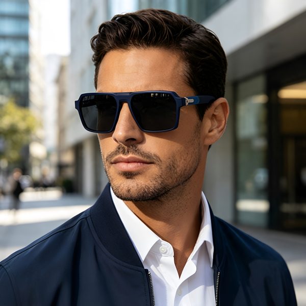 Men’s Polarized Square Sunglasses for Outdoor Wear and Driving