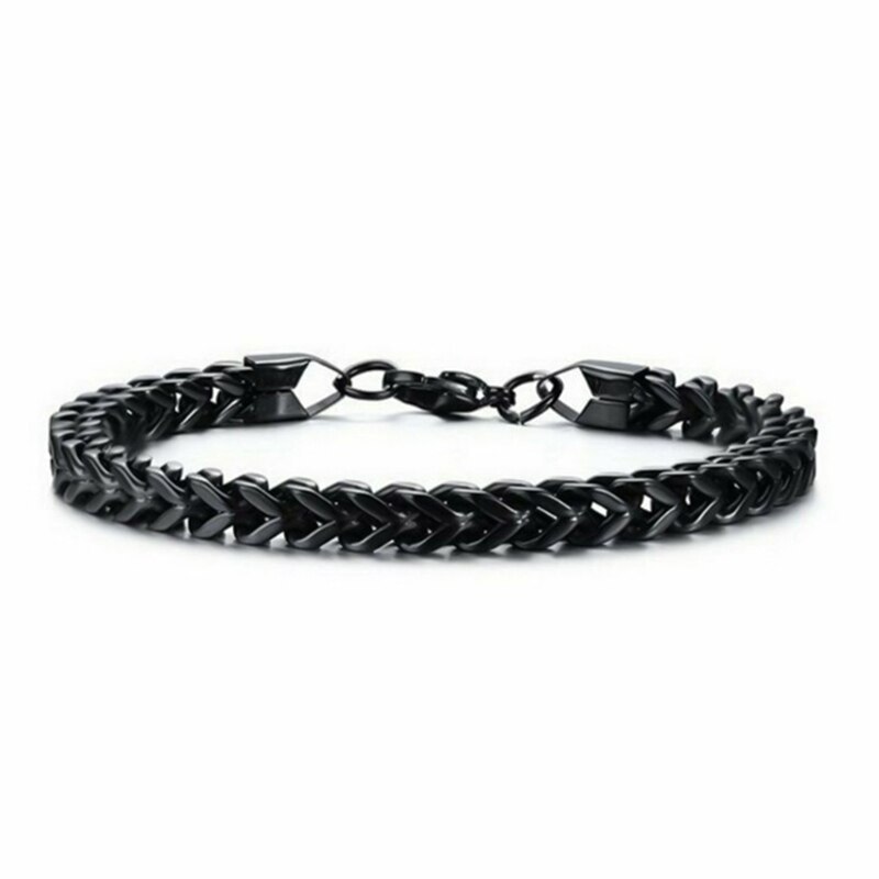 Men’s Stainless Steel Link Chain Bracelet - Image 8