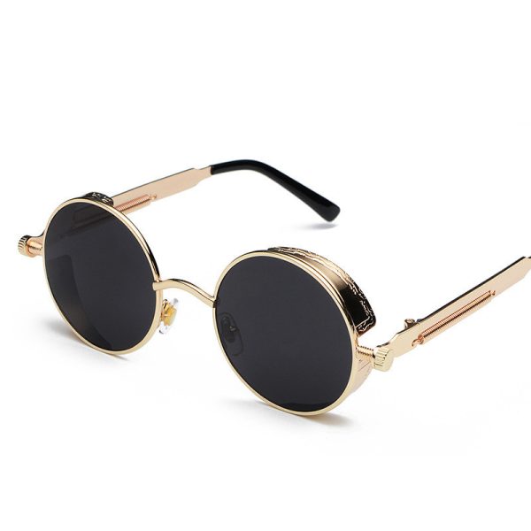 Round HD Metal Sunglasses